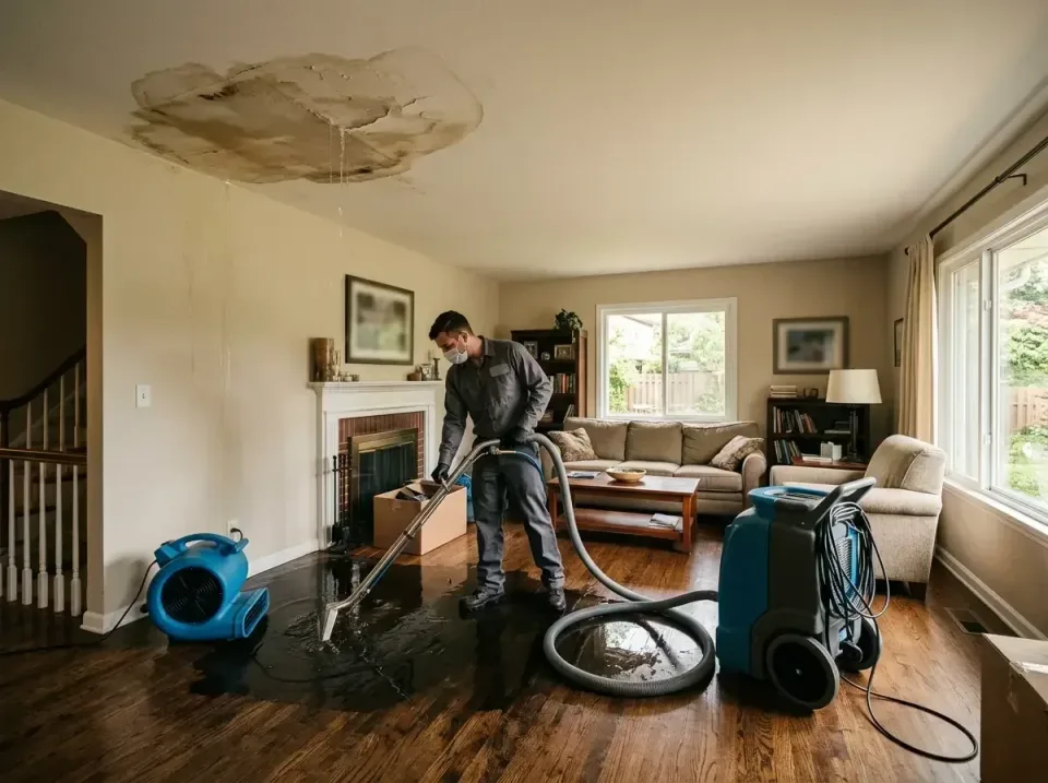 attic-pipe-burst-ceiling-drip-008 — frequently asked questions, Water Damage Restoration & Carpet Care in Bellevue, WA